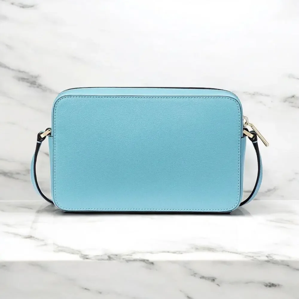 Kate Spade Sienna Crossbody Smoky Blue Leather KC469